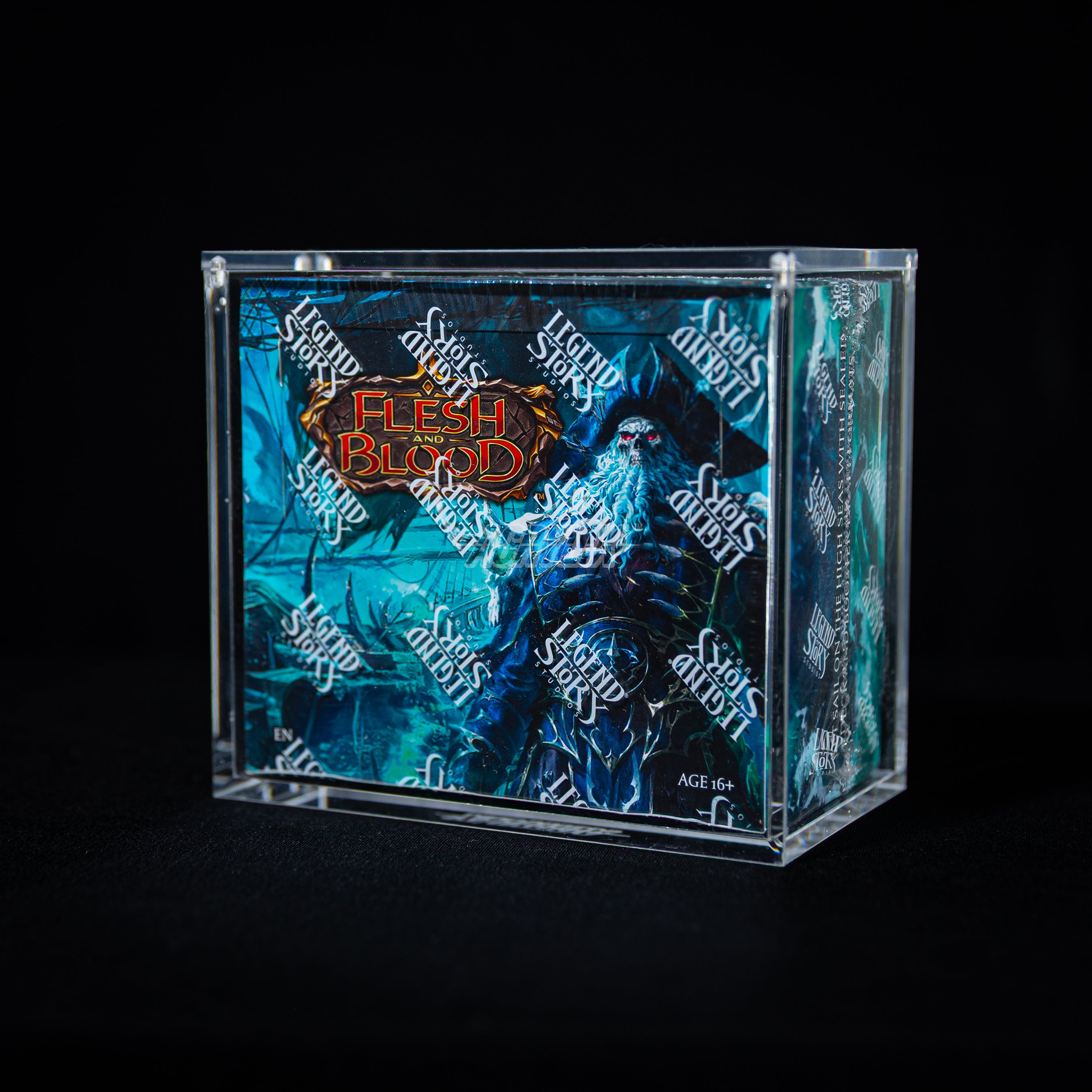Flesh and Blood Booster Box Acrylic Case | Clear Display Acrylix Flesh and Blood Booster Box Acrylic Case | Clear Display Acrylix