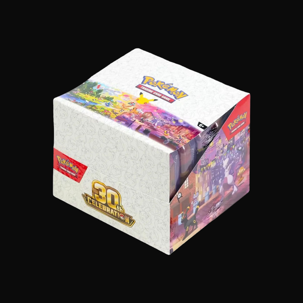 Sealed Pokémon 30th Celebration mini tin display (10 tins), the box this acrylic case is made for – ACRYLIX