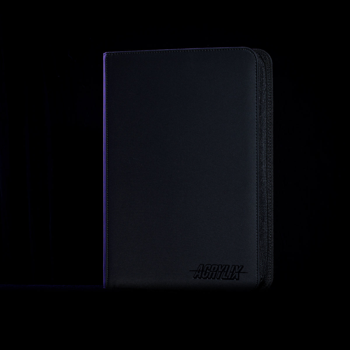 9 Pocket Zip Binder - Black