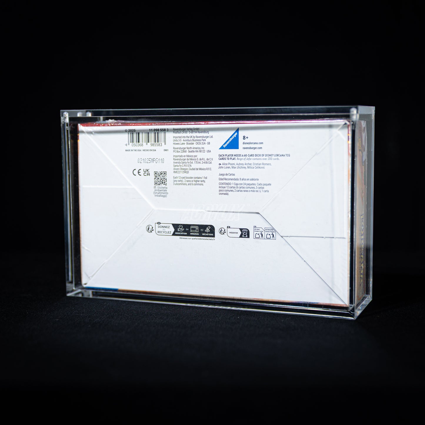 Lorcana Booster Box Acrylic Case | Clear Display Acrylix Lorcana Booster Box Acrylic Case | Clear Display Acrylix