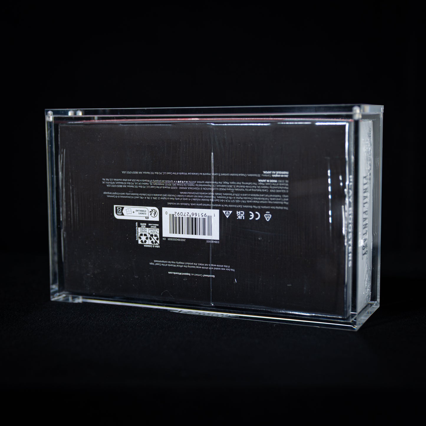 Magic the Gathering Play Booster Box Acrylic Case