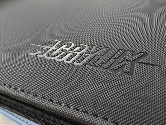 (COMING SOON) ACRYLIX™ 9 Pocket Zip Binder - Black