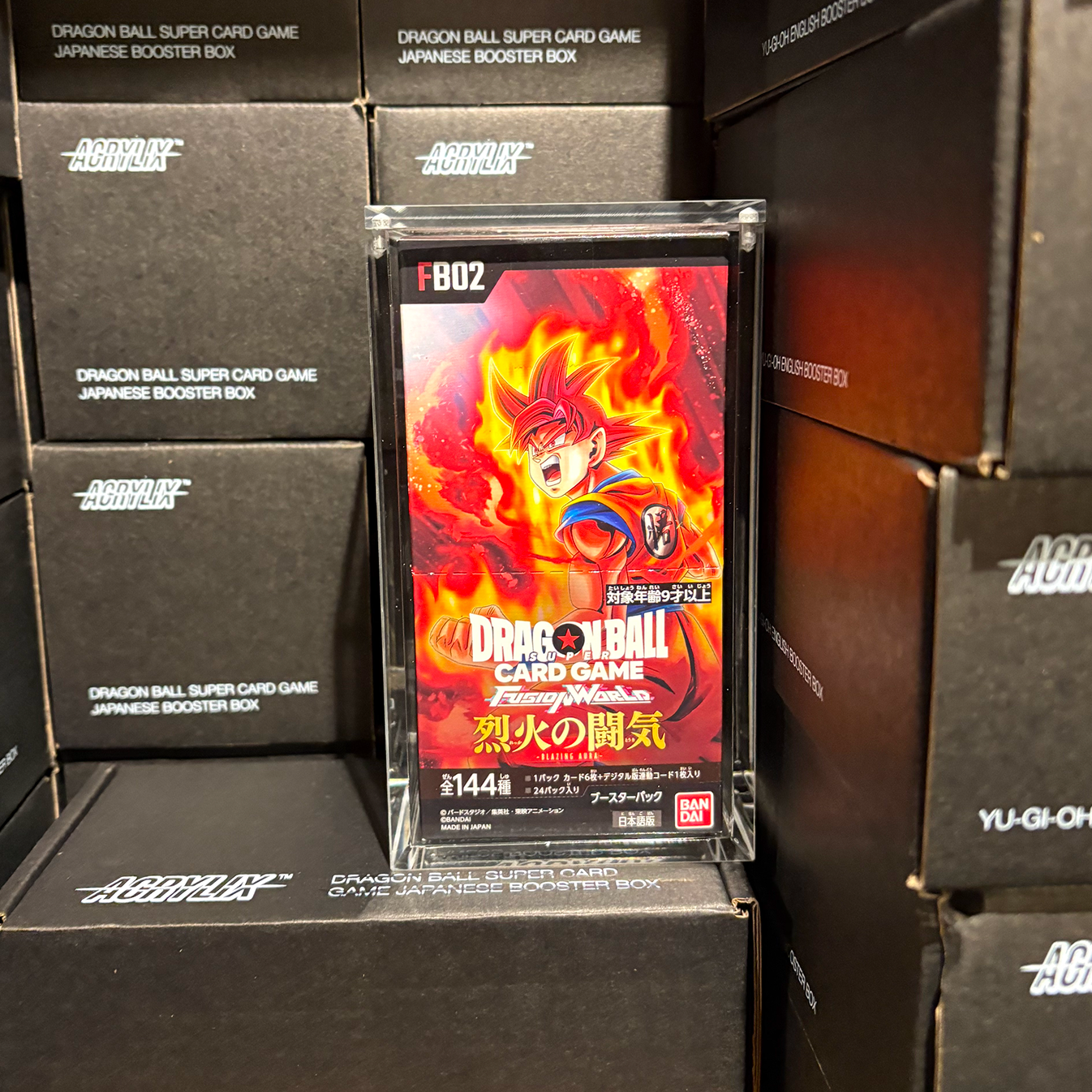 Dragon Ball Super: Fusion World Japanese Booster Box Acrylic Case