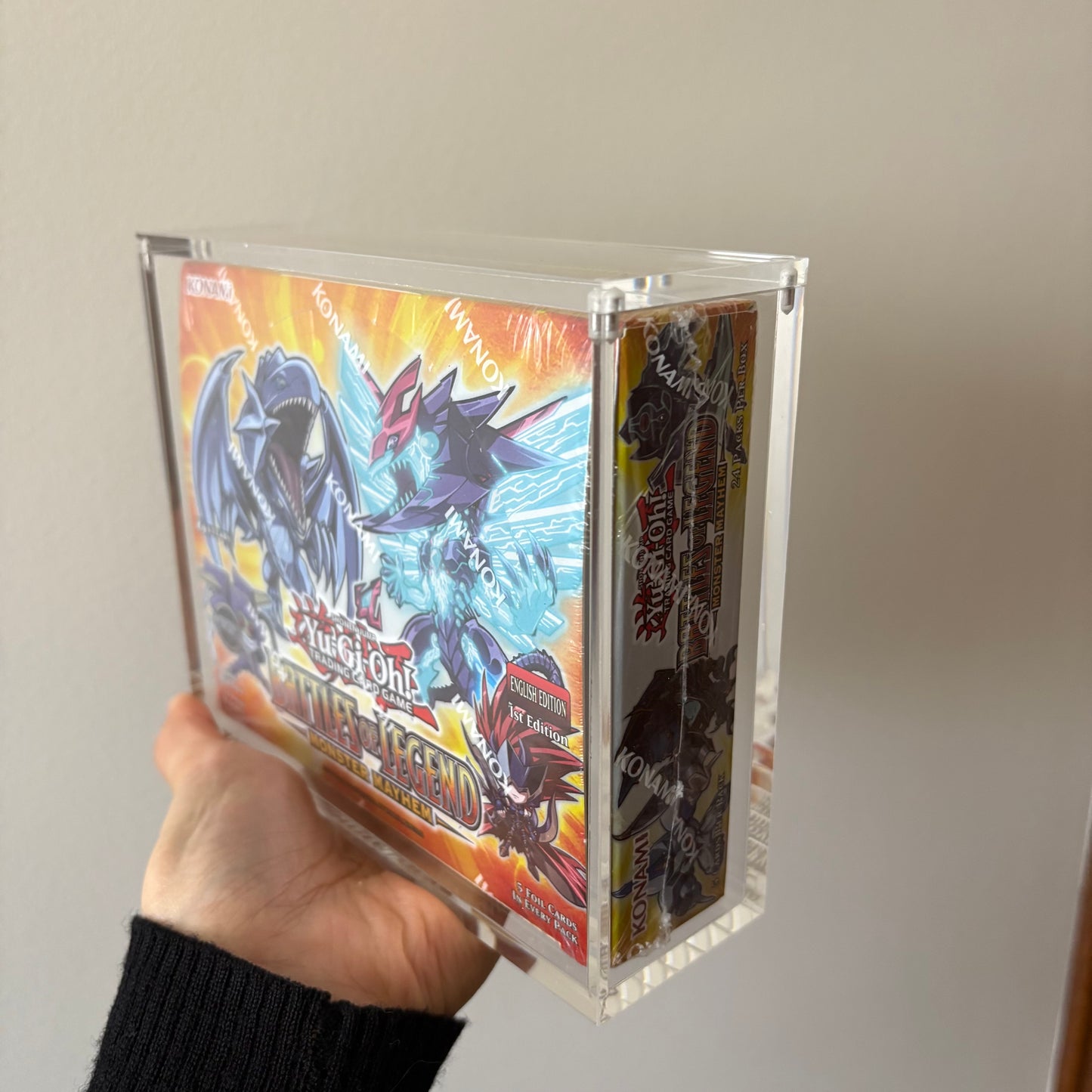 Yu-Gi-Oh English Booster Box (Slim) Acrylic Case