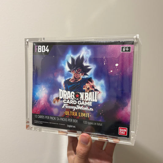 Dragon Ball Super: Fusion World English Booster Box Acrylic Case