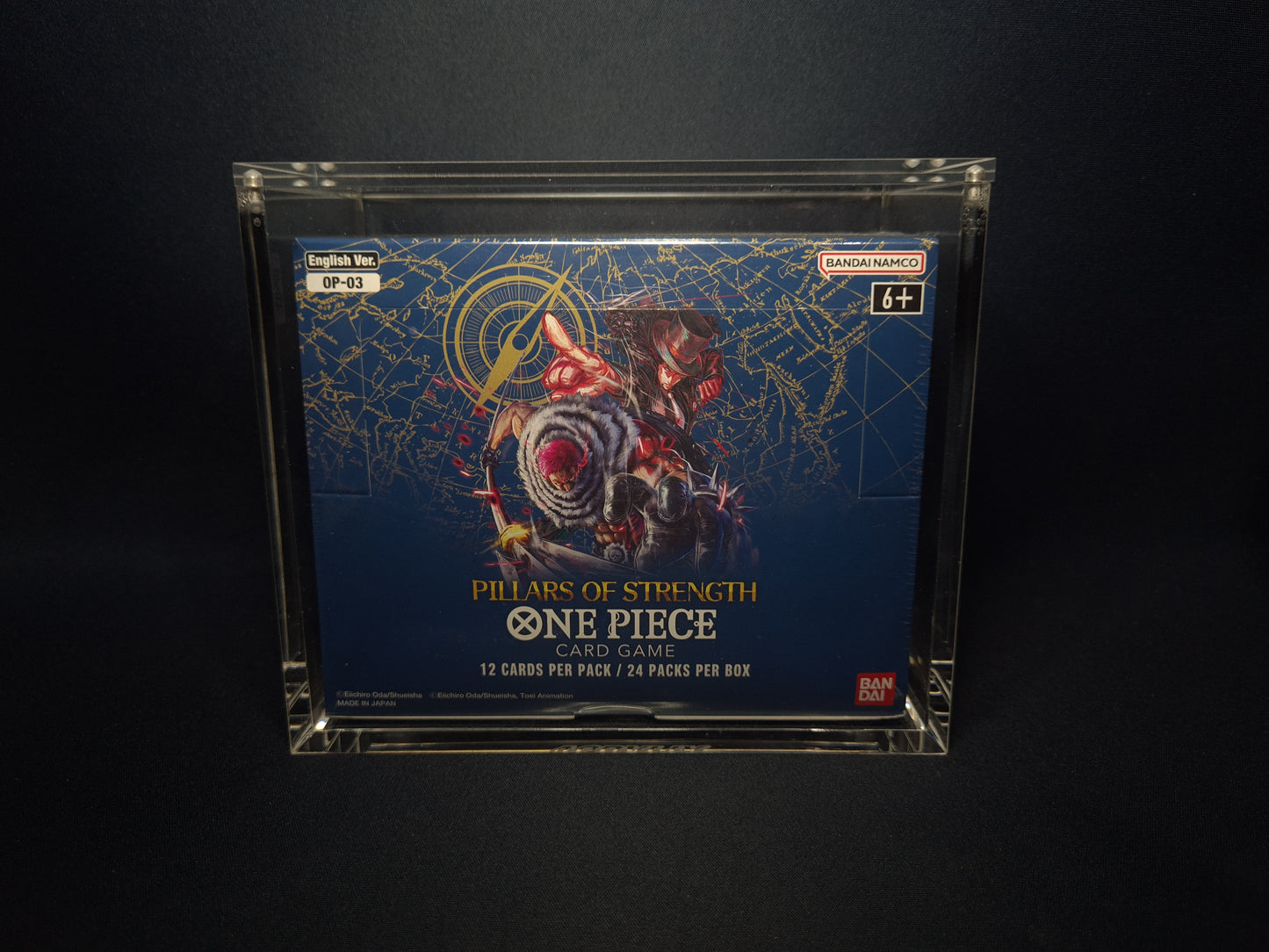 One Piece Booster Box Acrylic Case (OP-01, OP-02, OP-03)