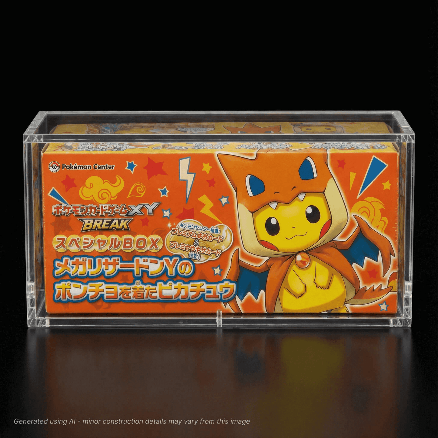 Pokémon Poncho Pikachu Box Acrylic Case