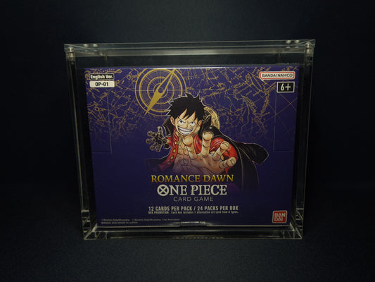 One Piece Booster Box Acrylic Case (OP-01, OP-02, OP-03)
